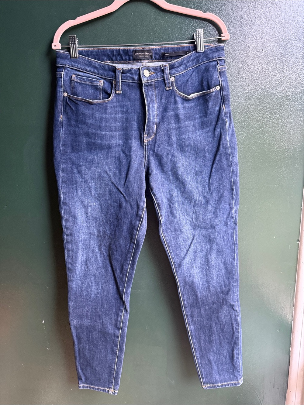 Banana Republic Skinny Jeans - Dark Blue Denim